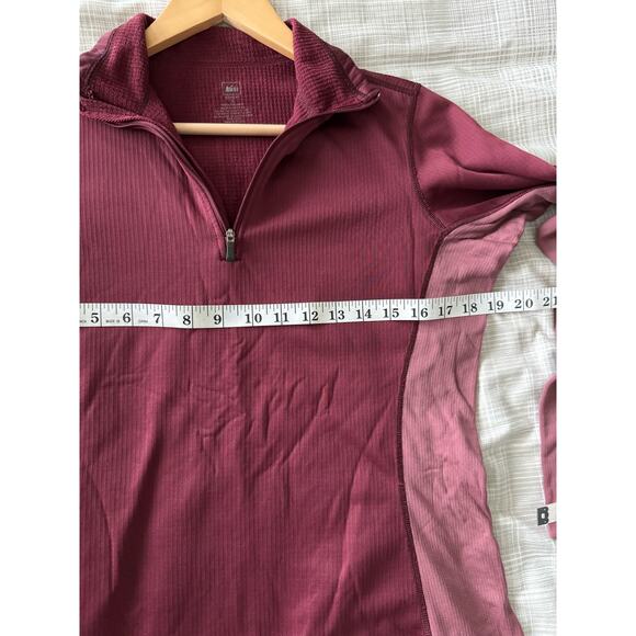 REI Polartec Two Tone Quarter Zip Jacket-Womens Size Small - Picture 5 of 6